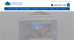 Desktop Screenshot of instantshade.com.au